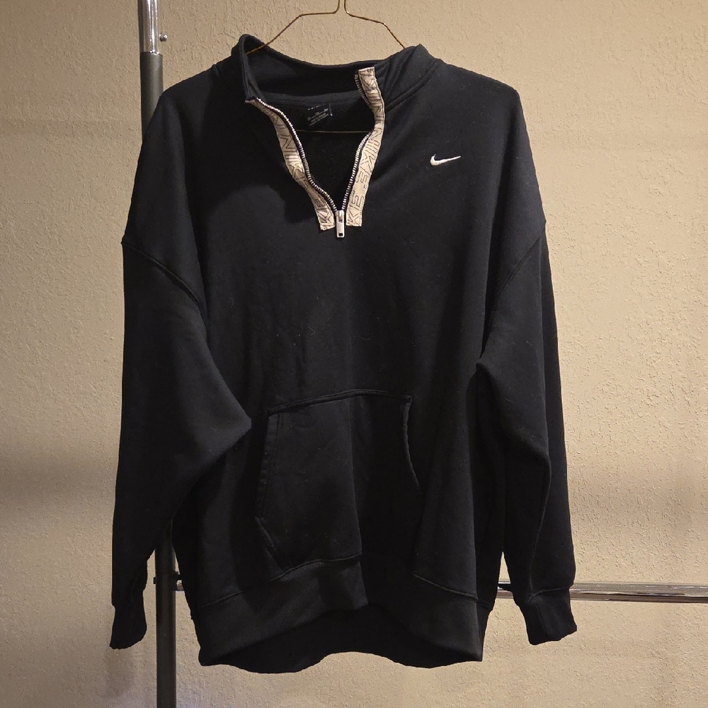 Nike Black Pullover with White Accents